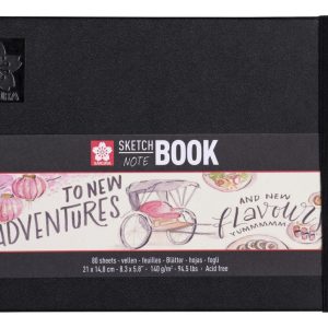 Sakura Hojas Blanco Crema 80 Hojas 14.8cm X 21cm