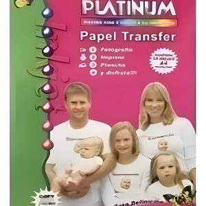 Papel Transfer Carta X 10 Hjs Ropa Clara Platinum