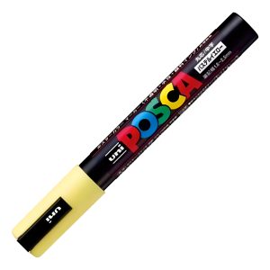 Uni Posca Marcador Pc-5m X Unidad Color Amarillo Pastel