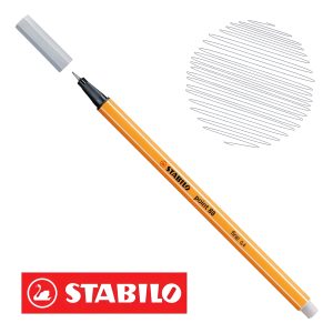 Stabilo Microfibra Point 88 X Unidad Color 94 Gris