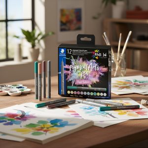 Staedtler Marcador Punta Pincel Blanda Colores Pastel X 12