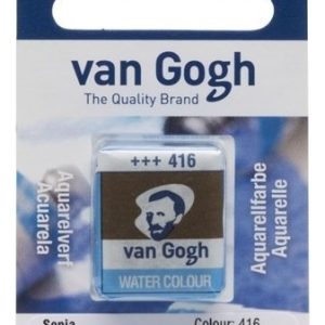 Acuarela Talens Sepia 416 Pastilha Van Gogh 10ml