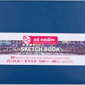 Cuaderno Apaisado Art Creation Azul Marino 21x14.8 Cm 140 G