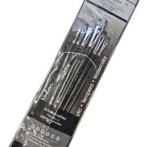 Set Pinceles Giorgione G-7116z Lengua De Gato Para Acuarelas Acrílicos