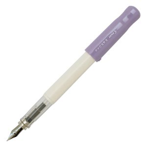 Pluma Pilot Kakuno Lapicera Fuente Tinta M Japon Lila Color De La Tinta Carga Color Del Exterior Lila Y Blanco Lila/blanco