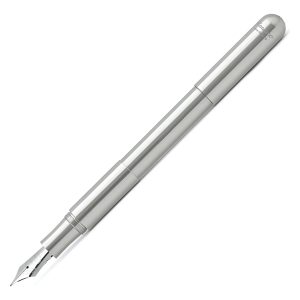 Lapicera Pluma Kaweco Supra Acero Tinta Líquida Trazo Medio Imagen Carga