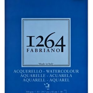 Block Fabriano 1264 Acuarela A3 Blanco 300g 30 Hojas Microperforadas