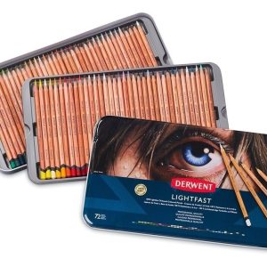 Lapices Derwent Profesionales Lightfast Lata X 72 Colores Amarillo