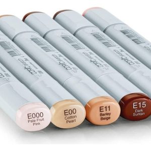 Marcadores Copic Sketch 6 Tonos De Piel Doble Punta Alcohol
