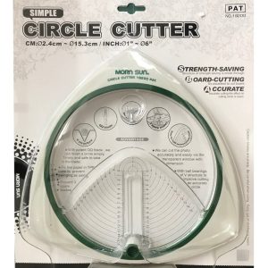 Cortador Circulos Morn Sun Circle Cutter 19200 Ajustable 2.4-15.3cm