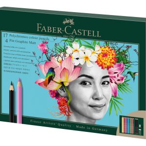 Set Faber Castell Polychromos & Pitt Graphite Matte 23 Pzs Trazo Surtido