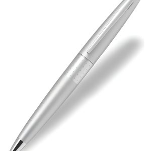 Bolígrafo Pilot Japón Mr Plateado Lapicera En Estuche Tinta Negro