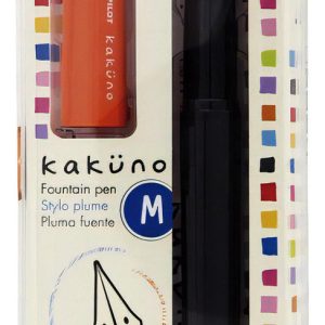 Lapicera Pilot Kakuno Pluma Naranja Cuerpo Negro Tapa Naranja Según La Tinta Elegida Para Uso