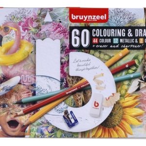 Lápices De Colores Bruynzeel 60 Unidades Caja Metálica Multicolor