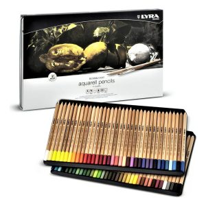 Lápices Acuarelables Lyra Rembrandt Aquarell 72 Colores Lata Metálica Surtido