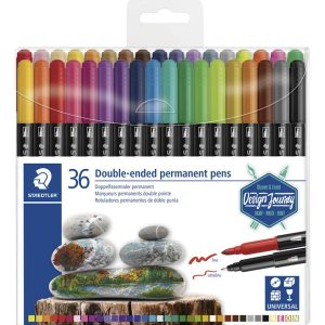 Marcadores Doble Punta Twin Tip Permanente Staedtler X36