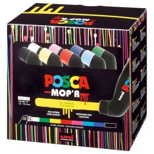 Posca Set Marcadores Mop'r Pcm-22 X 8 Colores