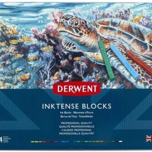 Bloques De Tinta Azul Oscuro Derwent Inktense 2300443 Unidad