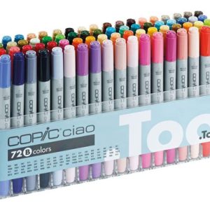 Marcadores Copic Ciao 72 Unidades Tinta Alcohol Puntas Pincel
