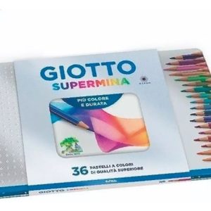 Lapices Giotto Supermina Lata X 36 Unidades Profesional Colores Surtidos