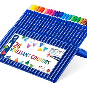Lápices De Colores Acuarelables Staedtler Ergosoft Estuche 24