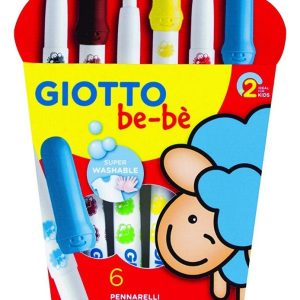 Marcadores Giotto Bebe X 6 Colores