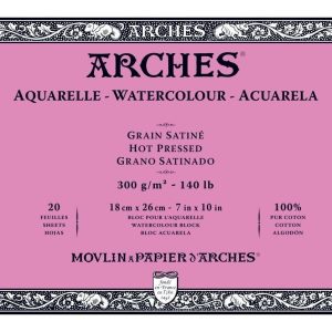 Canson Arches Block Acuarela 18cm X 26cm 20 Unidades