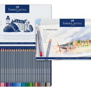 Lápices Colores Acuarelables Faber Castell Goldfaber Aqua 36 Multicolor