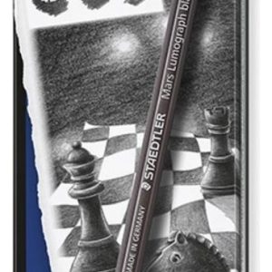 Staedtler Mars Lumograph Black Lata X 6 Lápices