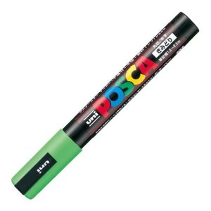 Uni Posca Marcador Pc-5m X Unidad Color Verde Claro