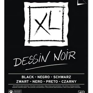 Block Papel Dibujo Negro Canson Xl 150g A4 40 Hojas