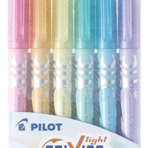 Resaltador Pilot Frixion Light Marcador Borrable Pastel X6ud