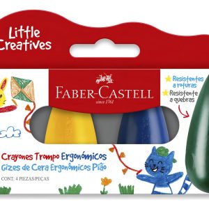 Crayón Ergonómico Trompo X4 Faber-castell