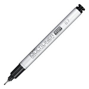 Estilógrafo Copic Multiliner Sp 0.7 Mm Recargable Metal Negro