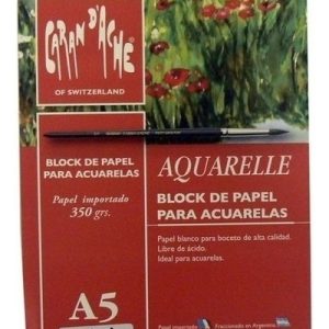 Block De Acuarela Caran D'ache Aquarelle A5 10 Hojas 350g