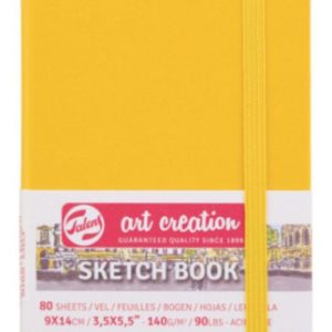 Libreta Art Creation Amarillo Dorado 9x14cm 140gr 80hjas