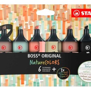 Destacador Stabilo Boss Nature Colors X 8 U
