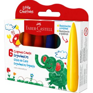 Faber-castell Litlle Creatives Crayón Ergonómico Pack 6 Unidades Surtido