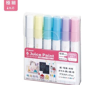 Marcadores Pilot Juice Paint Colores Pastel 0.7 X 6 Unidades