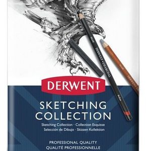 Set Lápices Grafito Acuarelables Derwent Sketching 12 Piezas