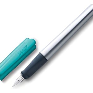 Lapicera Pluma Lamy Nexx Trazo Medio Turquesa Personalizada Color De La Tinta Azul Color Del Exterior Celeste