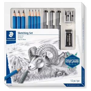 Set Lápices Grafito Staedtler Juego Dibujo 12 Piezas Graduación H
