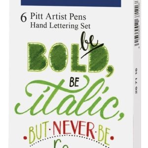Marcador Pitt Artist Pen Faber Castell Lettering Jardin X6