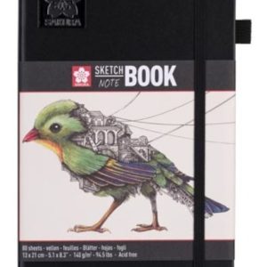 Cuaderno Sakura Sketchbook Hojas Blanco Crema 80 Hojas Lisas 1 Materias Unidad X 1 21cm X 13cm Sketchbook Note