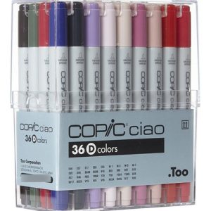 Marcadores Doble Punta Copic Ciao 36 Colores Tinta Alcohol