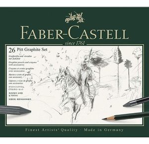 Faber Castell Pitt Grafito Lapices Set X 26 Elementos
