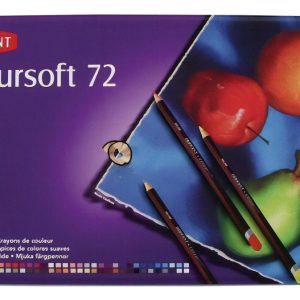 Lápices De Color Derwent Coloursoft X72 Colores Vibrantes Set