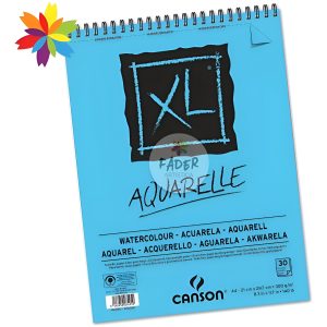 Block Canson Xl Aquarelle A4 300g 30 Hojas Acuarela Mate Blanco