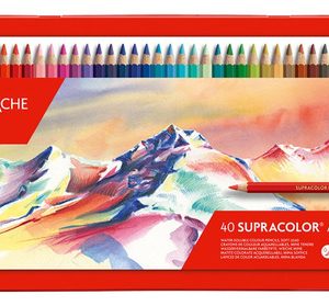 Lápices Acuarelables Caran D'ache Supracolor Set 40 Colores Multicolor