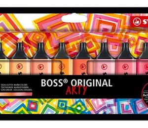 Resaltadores Stabilo Boss Arty X 10 Punta Biselada Pastel